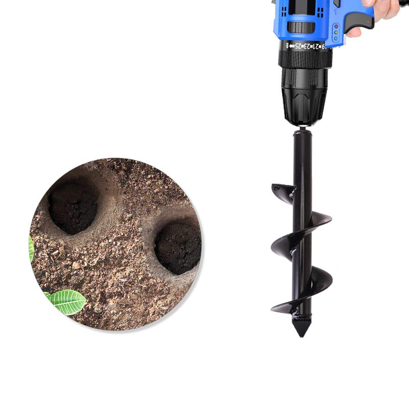 HUAPPNIO Bulb Planter Tool,Auger Drill Bit for Planting 3.15x11.81 Inch Suitable for 3/8â€Hex Drive Drill - Image 3